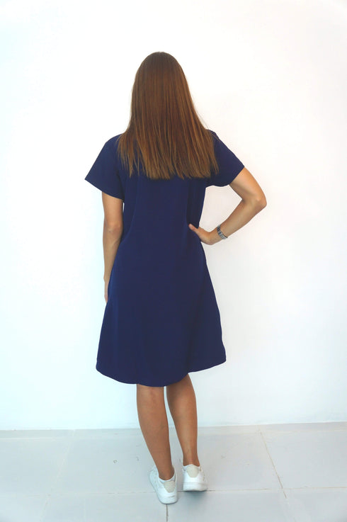 Dress The R Anywhere Dress - Perfect Navy dubai outfit dress brunch fashion mums